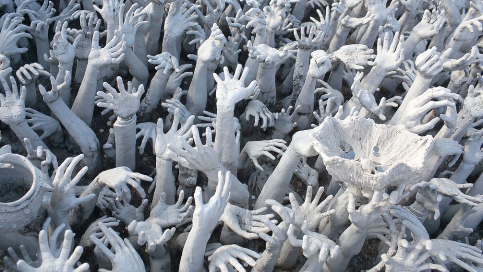 Hands from hell Wat Rong Khun